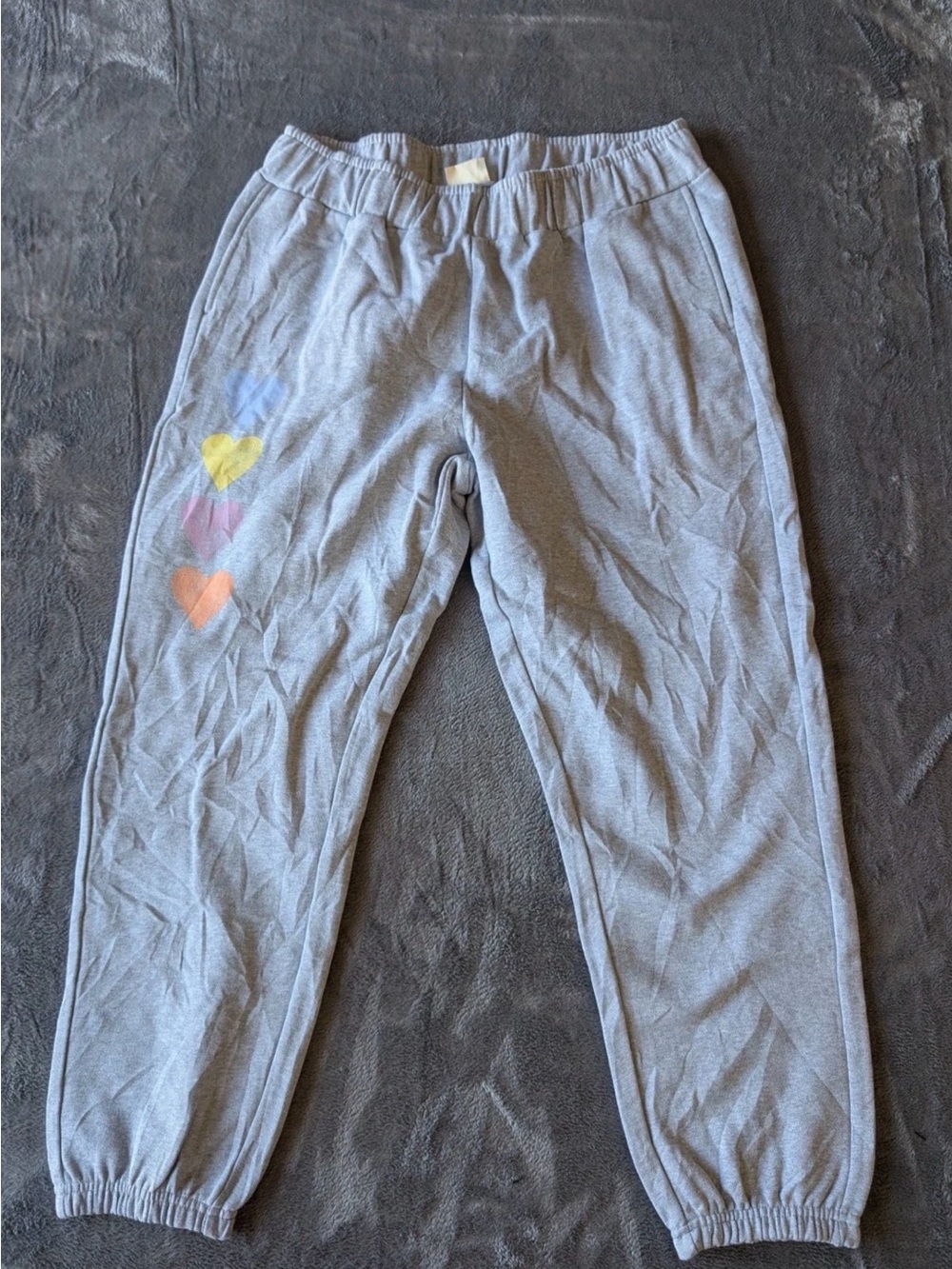 Pact Light Gray Brushed Fleece Joggers